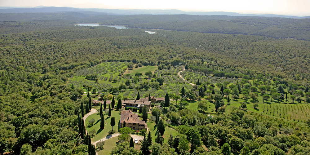 Agriturismo Podere Argena: stupenda vista dall'alto di questo paradiso toscano
